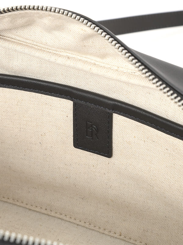 オープンポケットレザーボストン