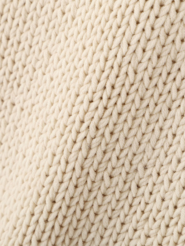 オーバーサイズスキッパーニットプルオーバー