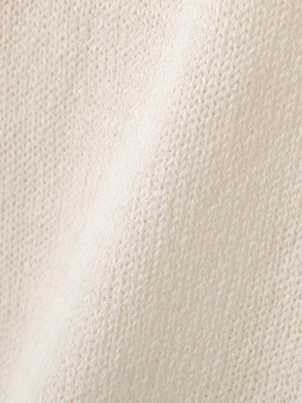 リリヤーンリネンVネックカーディガン