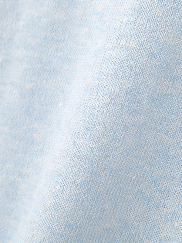 コットンリネンハイゲージネックニットプルオーバー