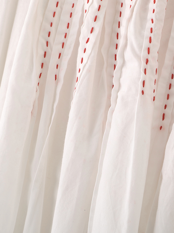 ハンドステッチボリュームワンピース