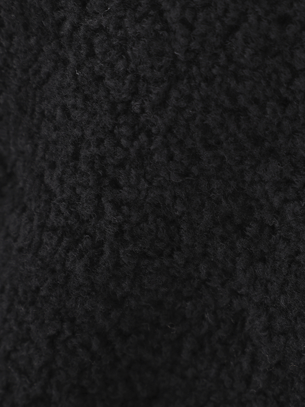 モールヤーンハイネックニットベスト