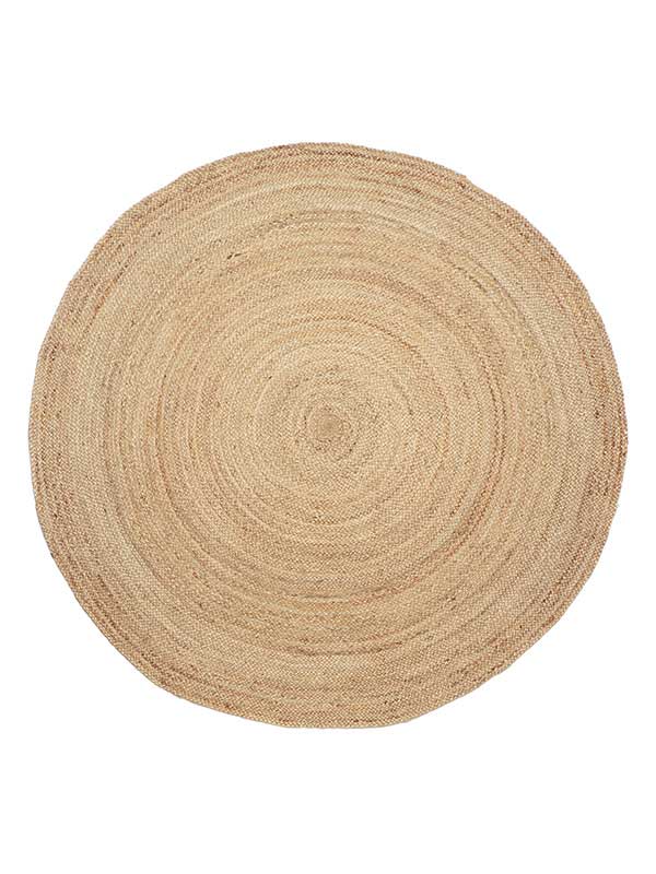 ジュートサークルラグ