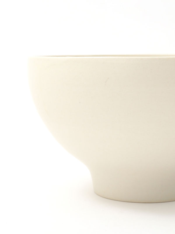 白陶土黒田釉茶碗大