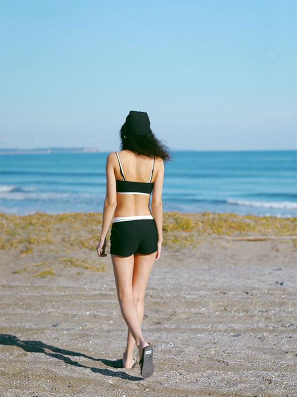 トリコットバイカラースイムウェア