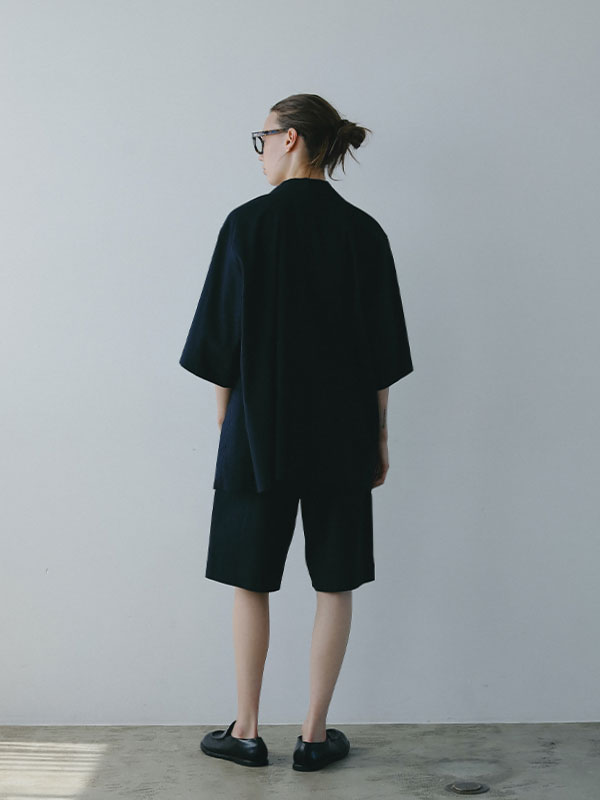 コットンリネンハーフパンツ