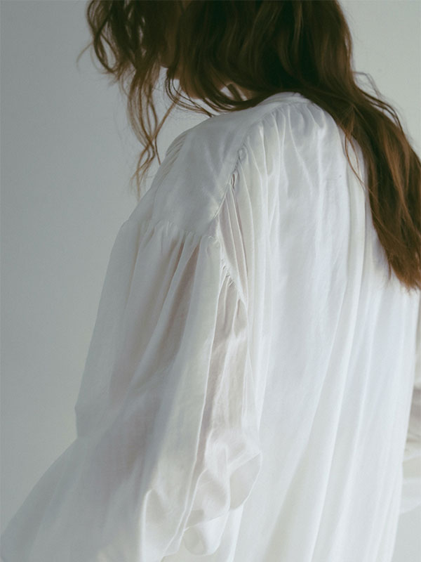 ガーゼ2wayボリュームワンピース