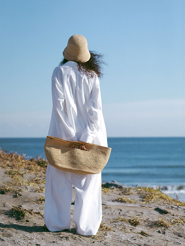 ETRE TOKYO ラフィアクロシェハット