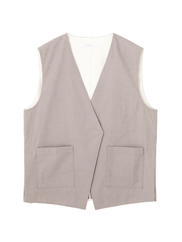 シャンブルサイドタックノーカラーベスト