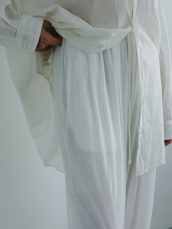 エアリーカットセミワイドパンツ