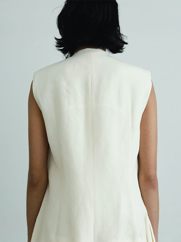 SANTEスリーブレスカーヴィーオールインワン