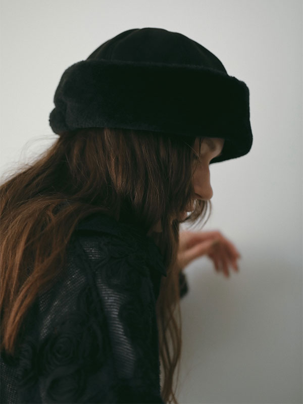 CA4LA×ETRE TOKYO ECO FUR MOUTON TOQUE HAT