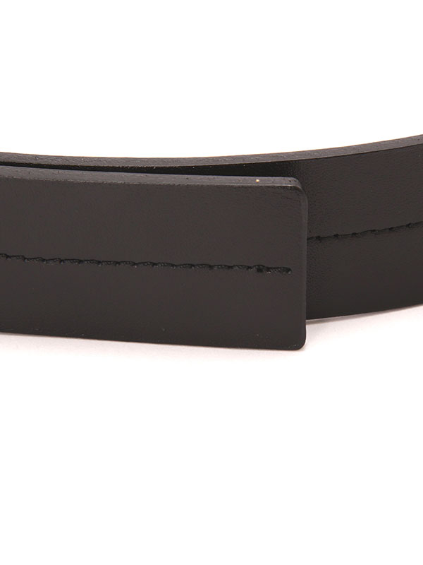 etretokyo ブラスバックルレザーベルト BLACK ETRE TOKYO（エトレトウキョウ）の「ブラスバックルレザーベルト