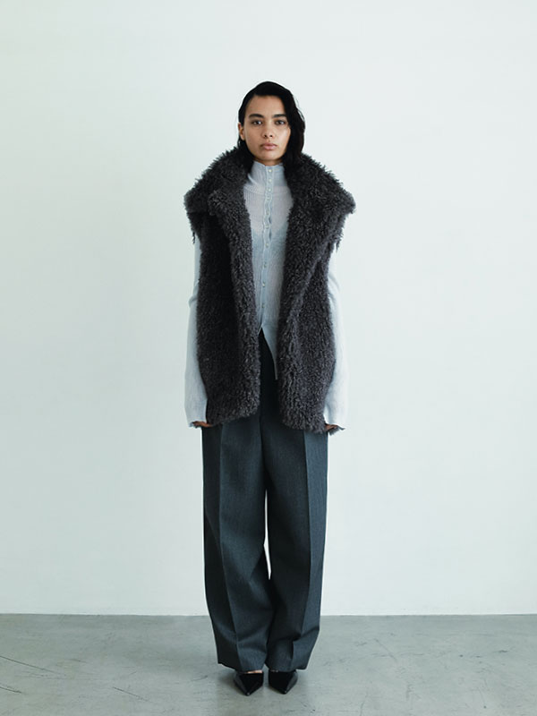 SANTEシルクカシミヤハイネックニットプルオーバー