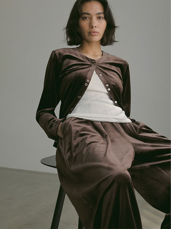 リングドットベロアトップス