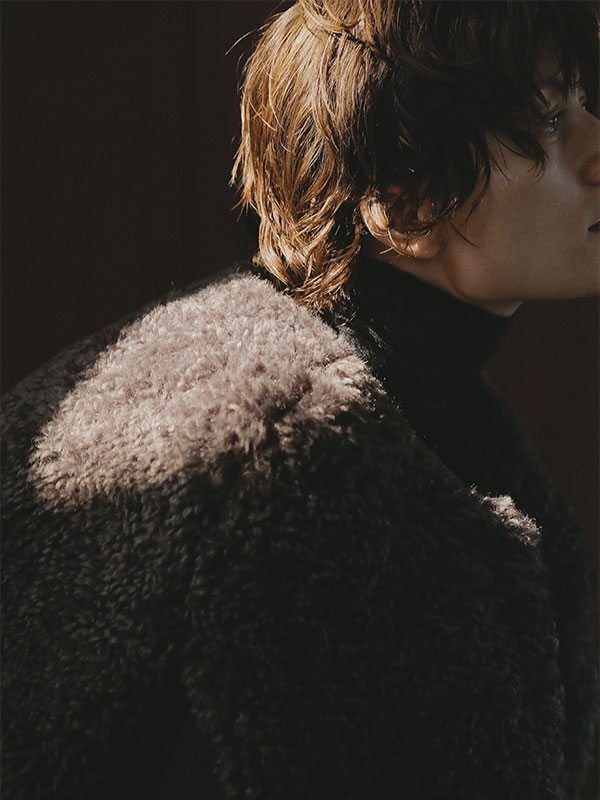 SANTEエコファーポンチョコート