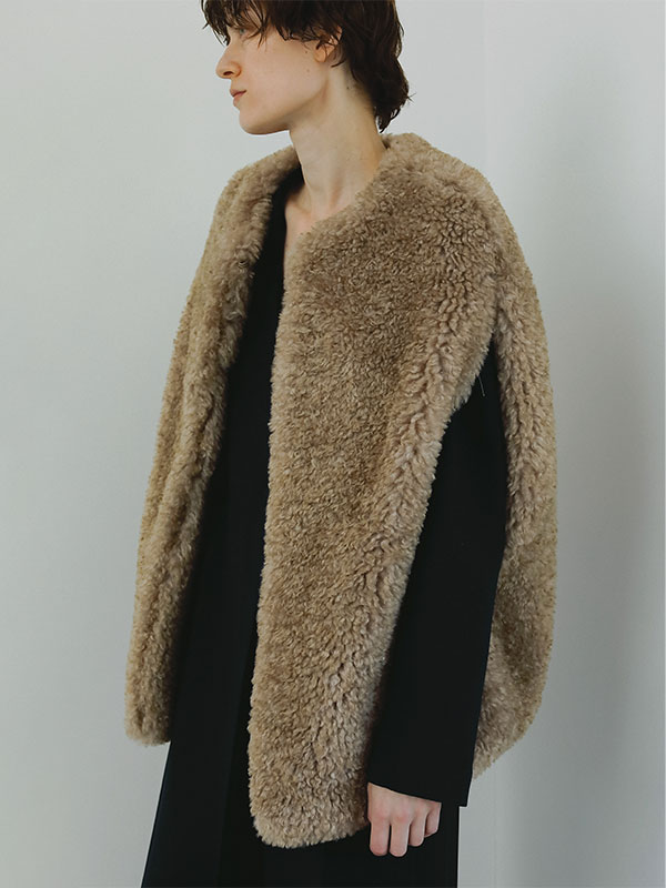 SANTEエコファーポンチョコート