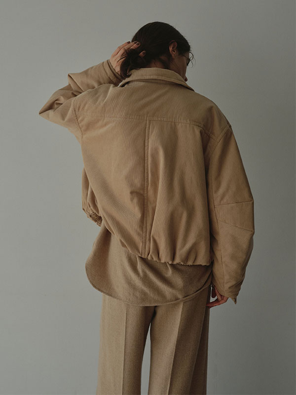 バルーンシルエットパディングブルゾン