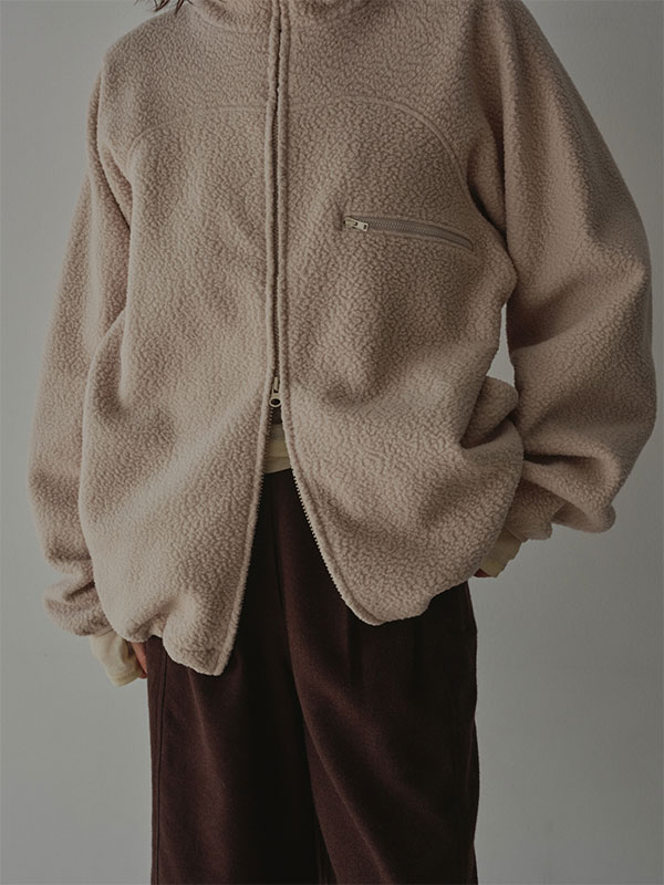 ボアフリースブルゾン