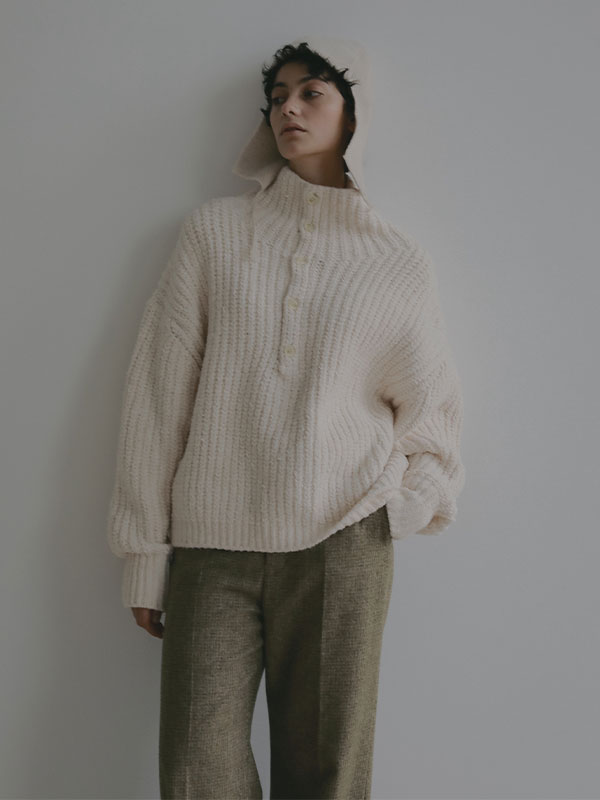 ラムウールフライトニットキャップ