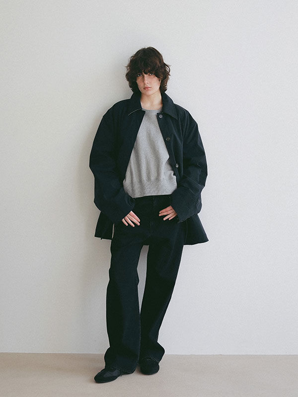 ステンカラーボンディングコート