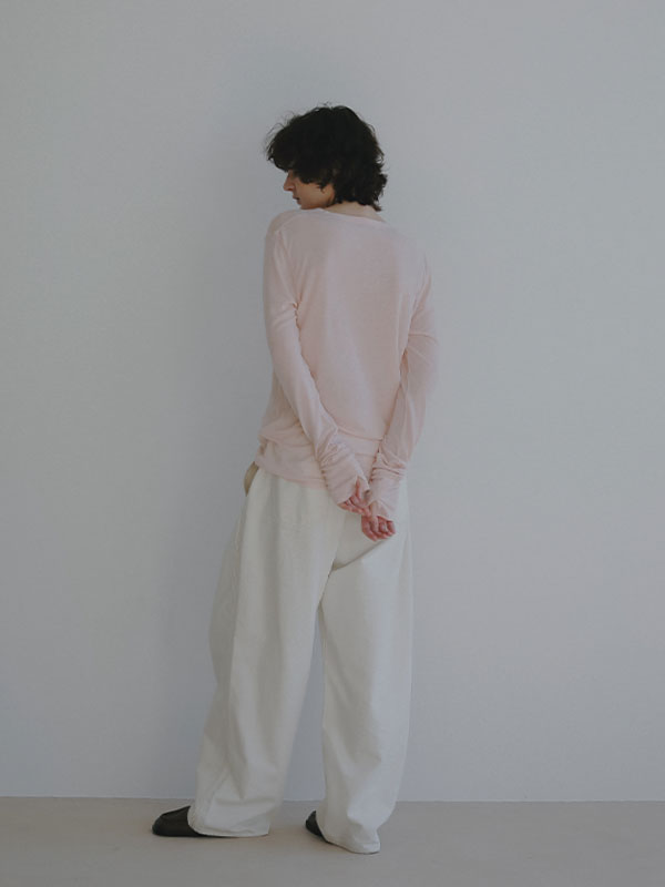 ウールフライスヘンリーネックプルオーバー