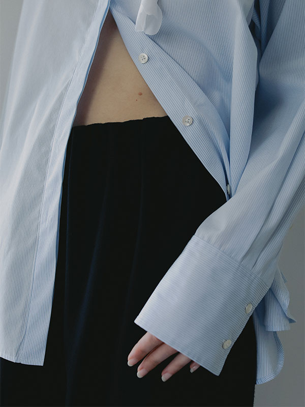 SANTEデザインタックメルトンパンツ