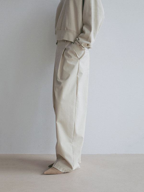 ボンディングタックパンツ