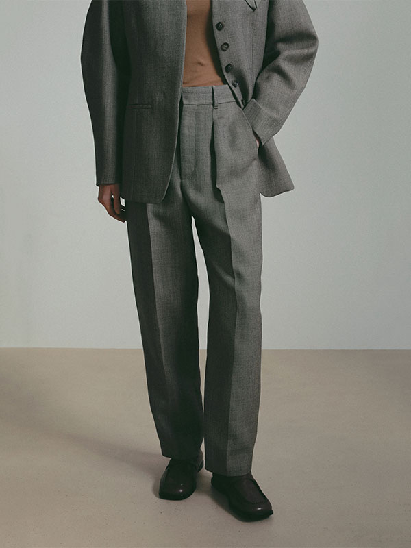 SANTEセンタークリーステーパードパンツ