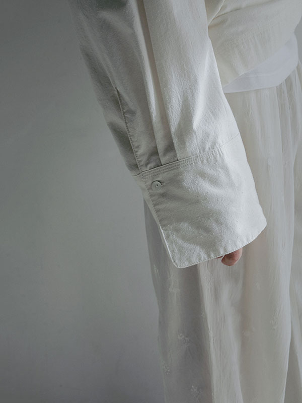 コットンシルクスキッパーシャツ