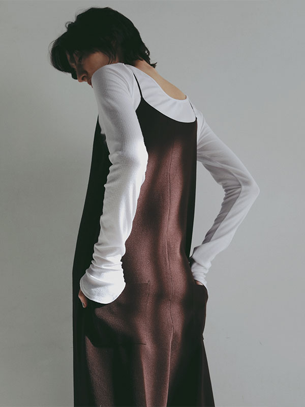 バトーネックカットプルオーバー