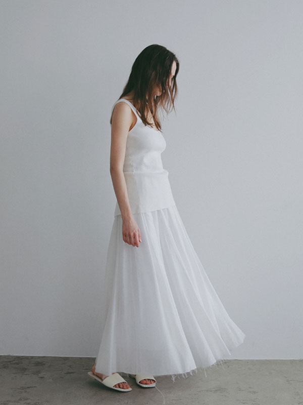 エアリーギャザーボリュームスカート