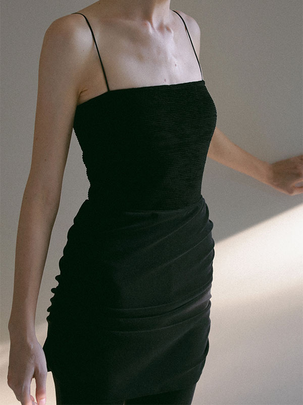 パイルギャザーミニスカート