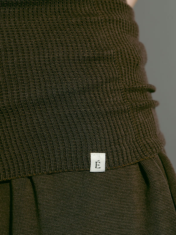 リブニットボディーウォーマー