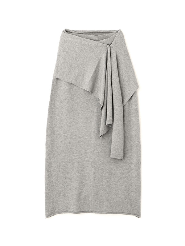 2ピースニットIラインスカート