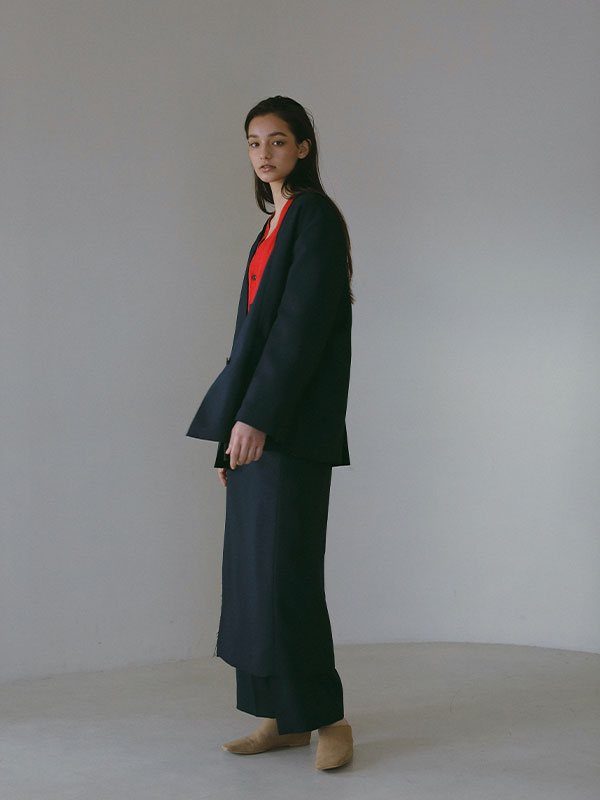 カットオフスカートパンツ(S NAVY): ボトムス │ ETRE TOKYO