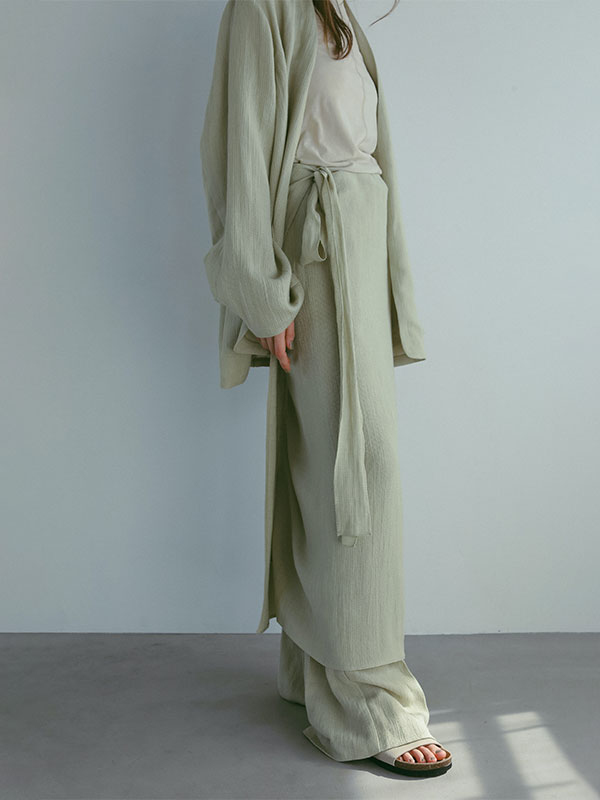 レノクロスラップスカート(F OFF WHITE): ボトムス │ ETRE レノクロスラップスカート(F OFF WHITE): ボトムス │ ETRE