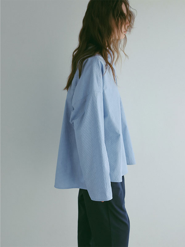 ストライプボックスシャツ(F BLUE): トップス │ ETRE TOKYO