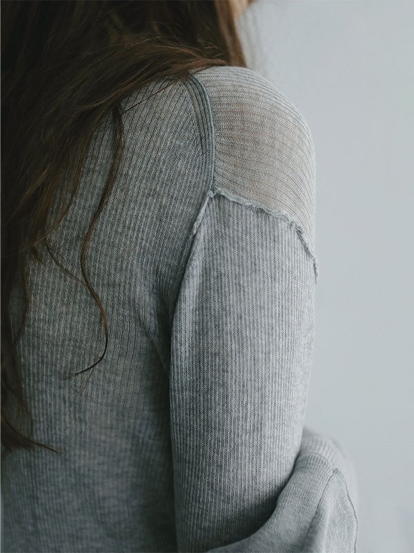 シアーハイゲージニットカーディガン(F WHITE): トップス