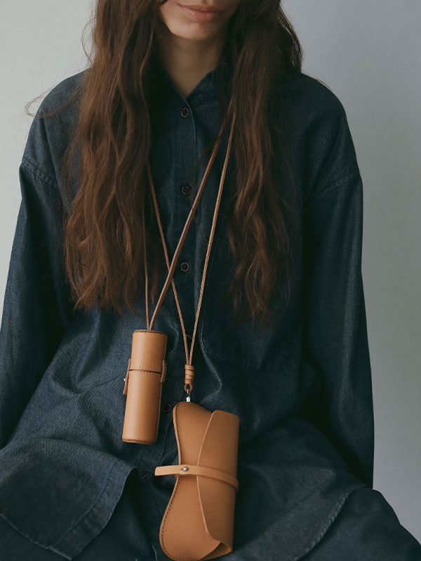 テンセルデニムシャツ