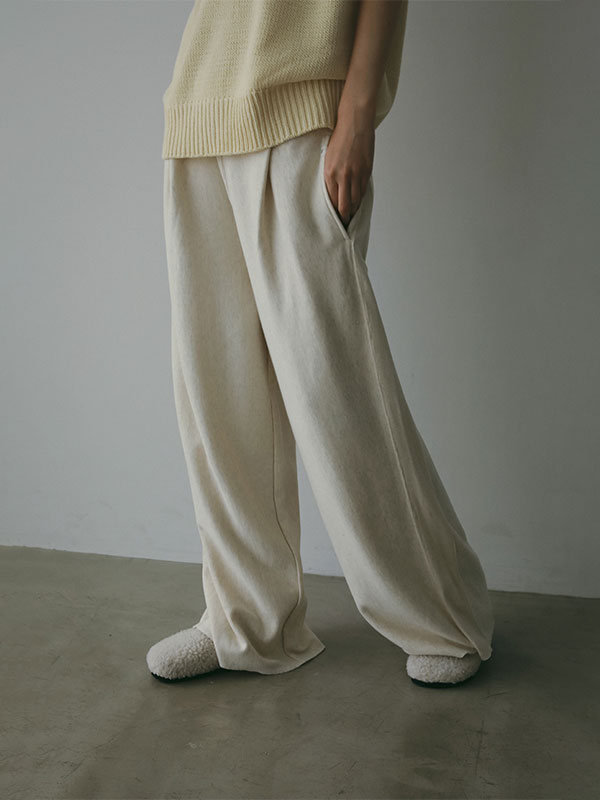 ローズ Champion REVERSE WEAVE スウェットワイドパンツ(S GREY