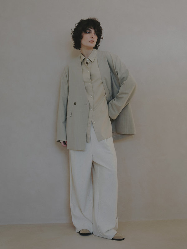 Champion REVERSE WEAVE スウェットワイドパンツ(S GREY): ボトムス