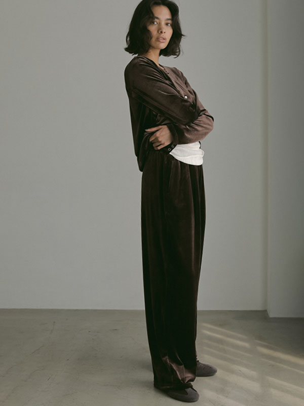 リラクシーベロアパンツ