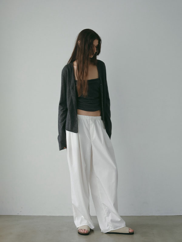 テンセルデニムリラクシーパンツ