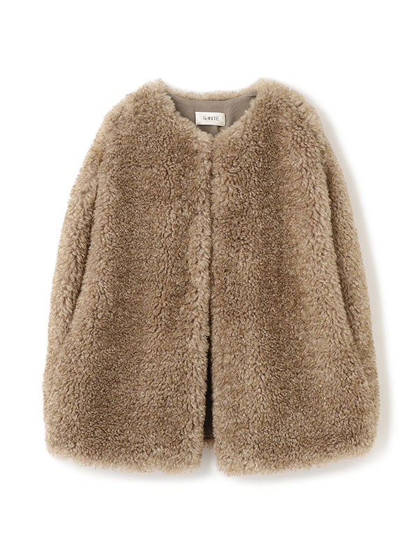 SANTEエコファーポンチョコート