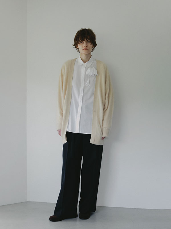 SANTEカシミヤヘアリーニットカーディガン