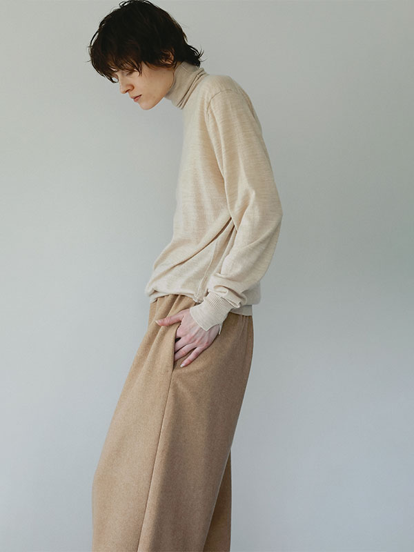 SANTEウールカシミヤタートルニットプルオーバー