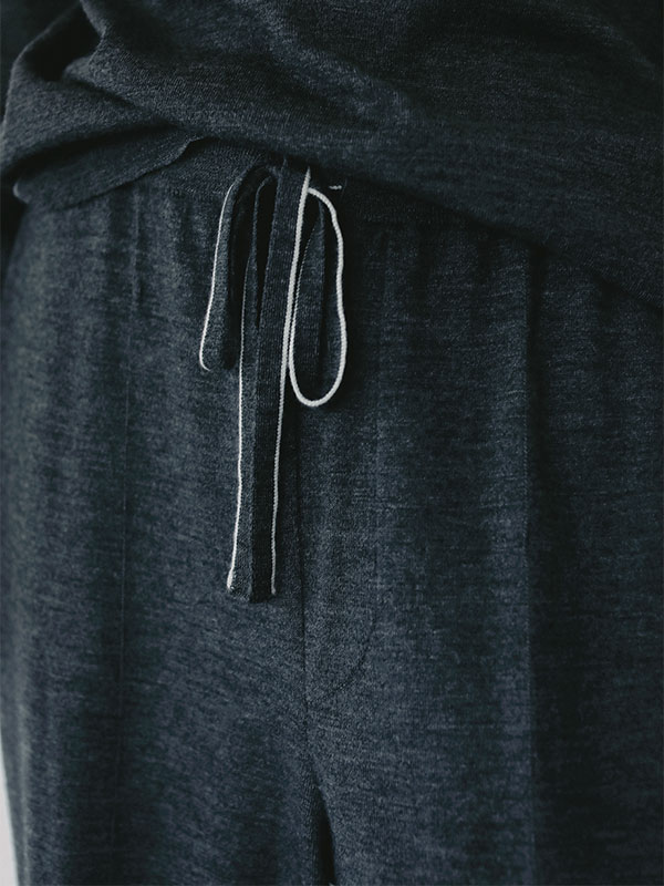 SANTEウールカシミヤニットパンツ