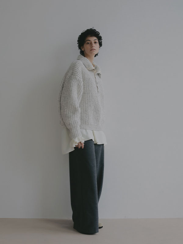 ウーリーセミワイドパンツ