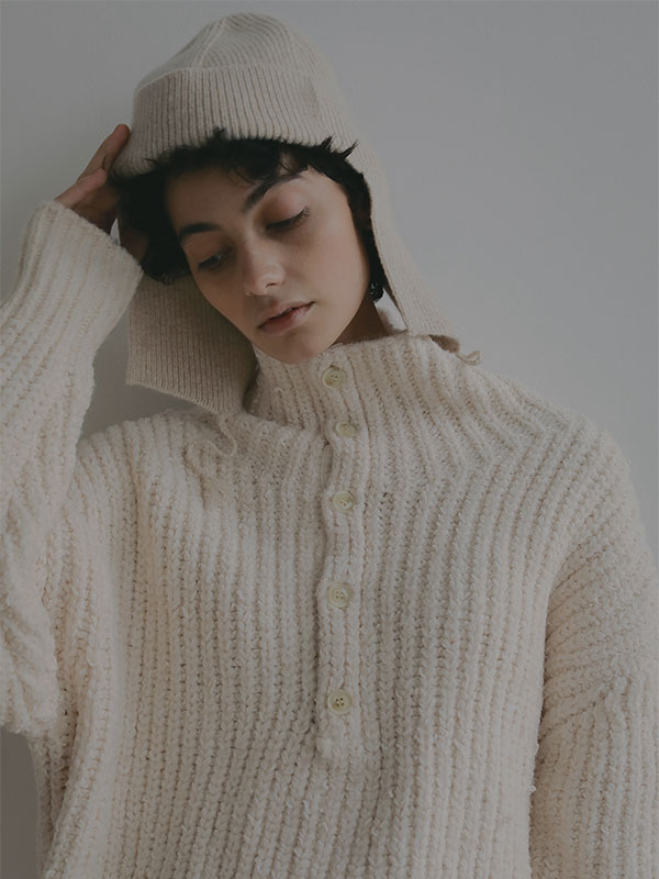 ラムウールフライトニットキャップ